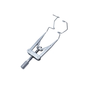 Lieberman Nasal Adult V-Wire Speculum With Adjustable Mechanism, V-Shaped Style Open Wire Blades Angled Upward For The Bridge Of The Nose, Blade Length Of 14mm, Overall Length Of Speculum Is 3"" (76mm) 